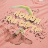 Honor the gift Palms T-Shirt - Peach