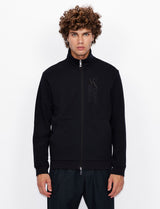 Armani exchange (navy zip up Sweatshirt)