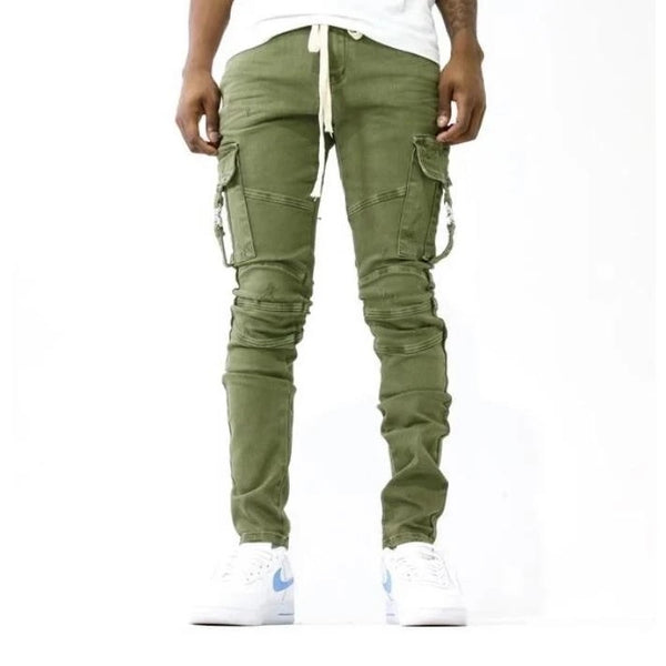 Thrt   Cargo olive green everglade Denim Skinny Jeans