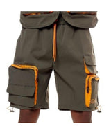 Rebel Mind (621-973) OLIVE Cargo Short