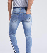 FOREIGN LOCAL(BLUE SIDE TAPING JEAN