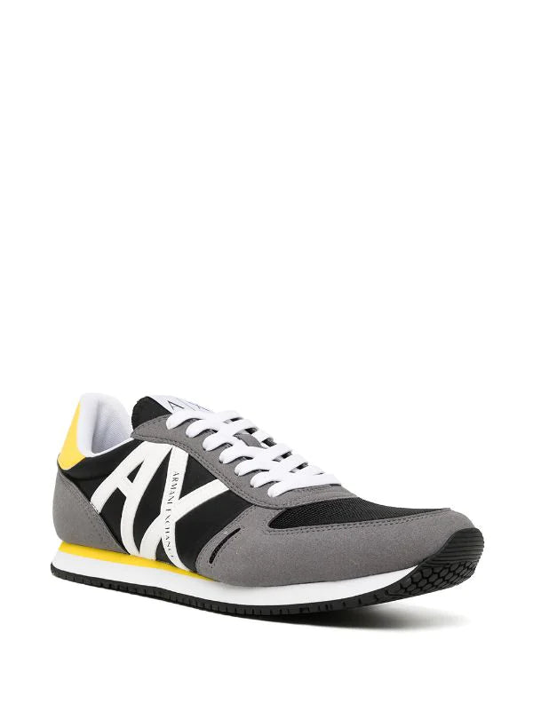 Armani Exchange Black,Gray,Yellow Shoes