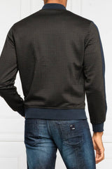 Armani Exchange Black Navy Full Zipper Sweatshirt