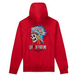 GIFTS OF FORTUNE Indian Warrior Hoodie | Red