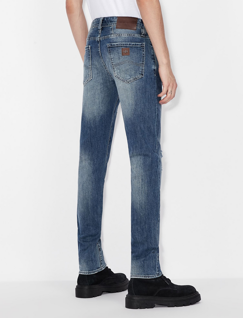 Armani Exchange Blue Denim Jeans