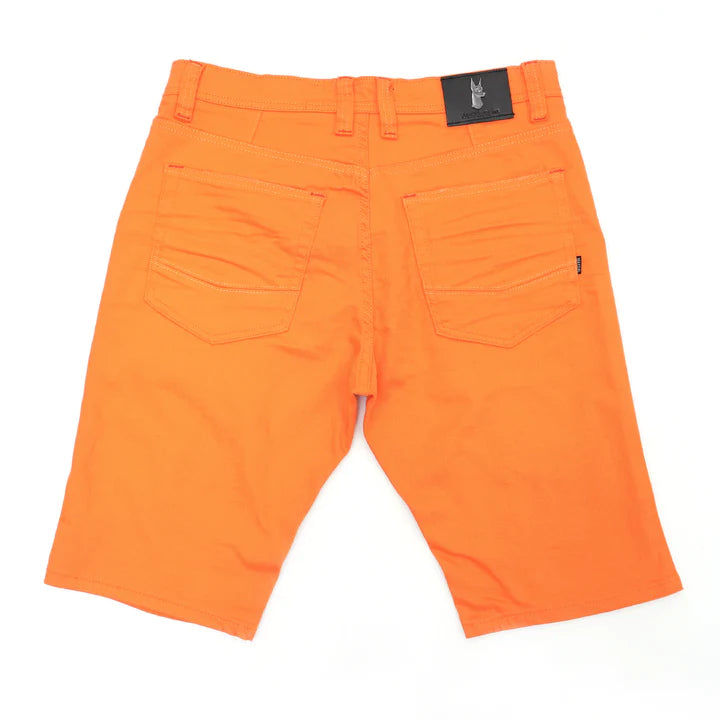 Makobi M971 JORDANELLE TWILL SHORTS - ORANGE