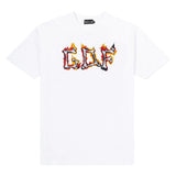 GIFTS OF FORTUNE G Flames T-shirt (GFLAMT20042-WHT