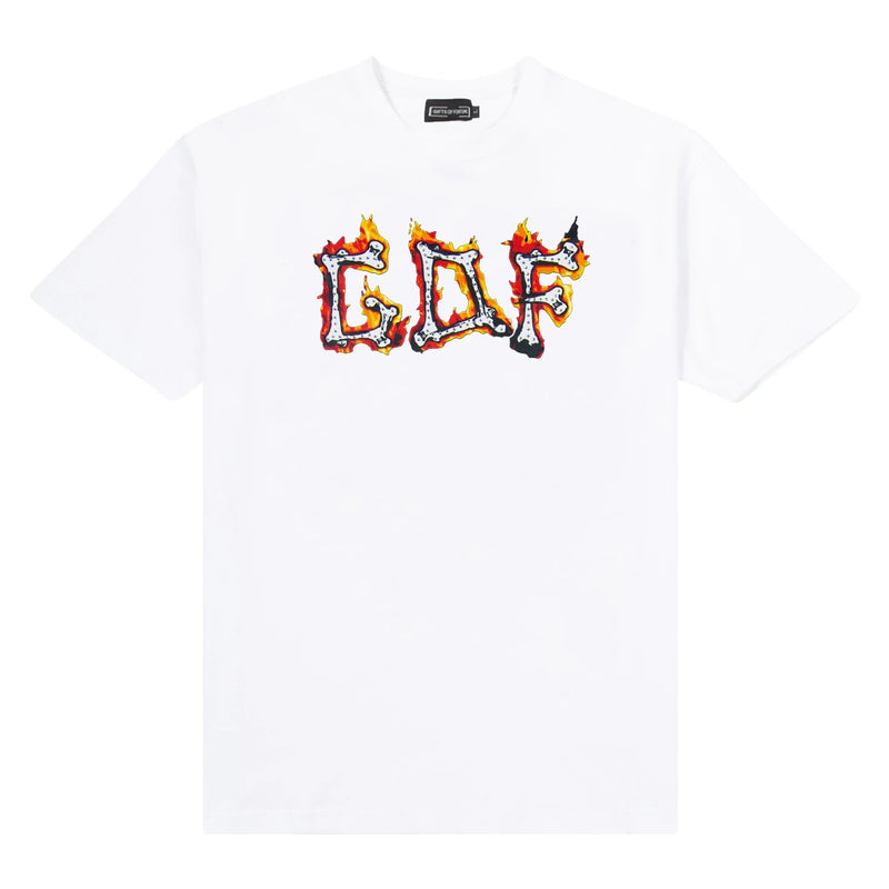 GIFTS OF FORTUNE G Flames T-shirt (GFLAMT20042-WHT