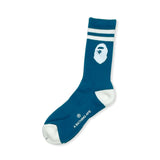 BAPE TEAL APE HEAD SOCKS