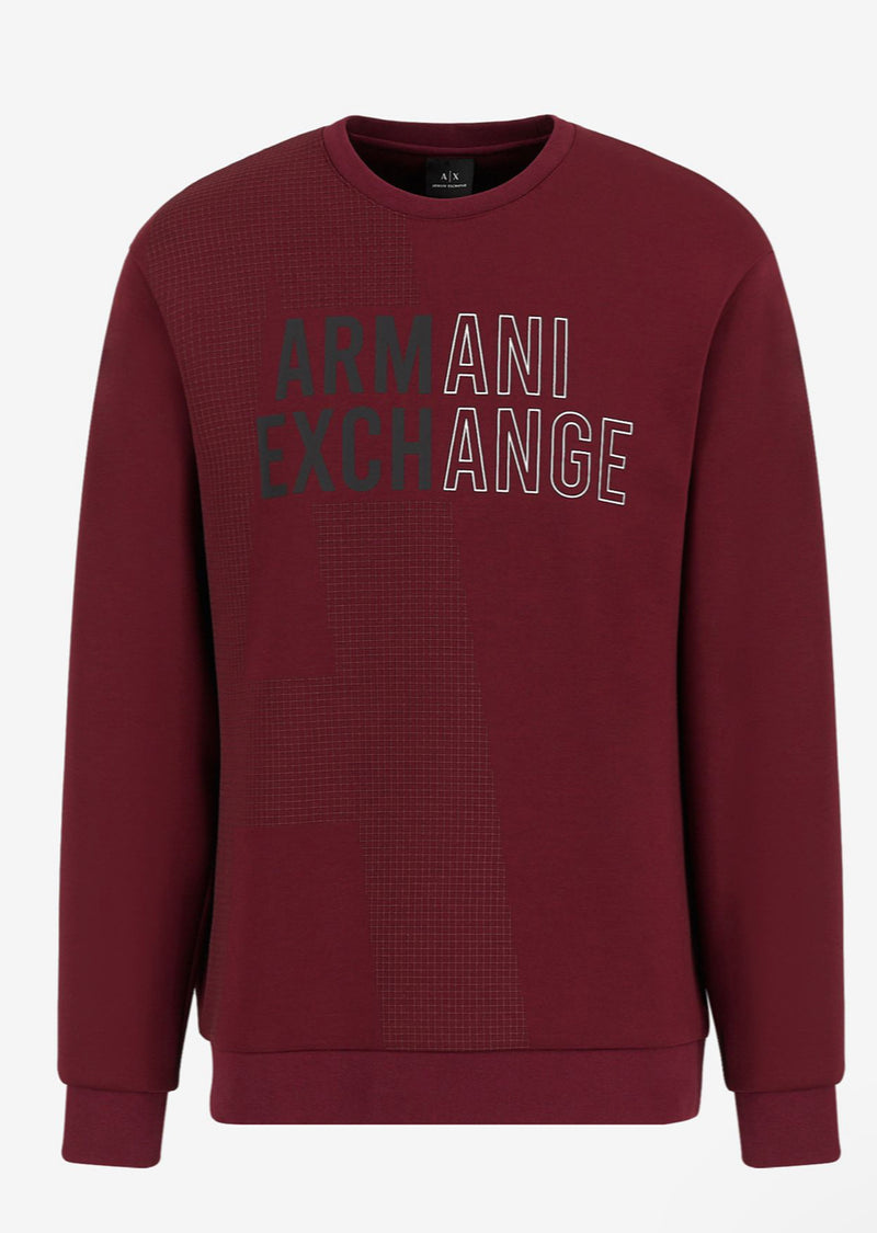 ARMANI EXCHANGE DOUBLE JERSEY SWEATSHIRT