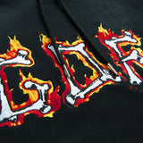 GIFTS OF FORTUNE G Flames Hoodie | Black