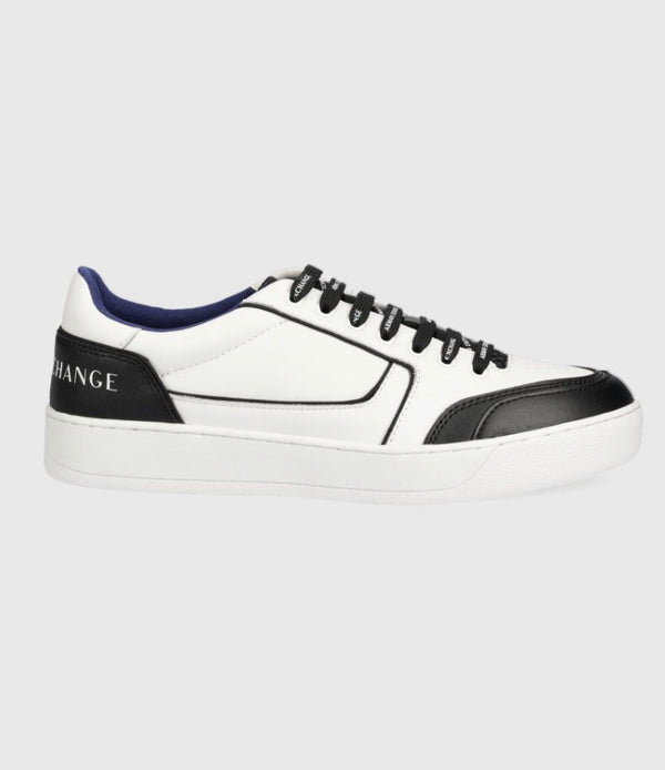 Armani Exchange Black White Shoes