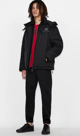 ARMANI EXCHANGE 30TH ANNIVERSARY PUFFER JACKET (BLACK)