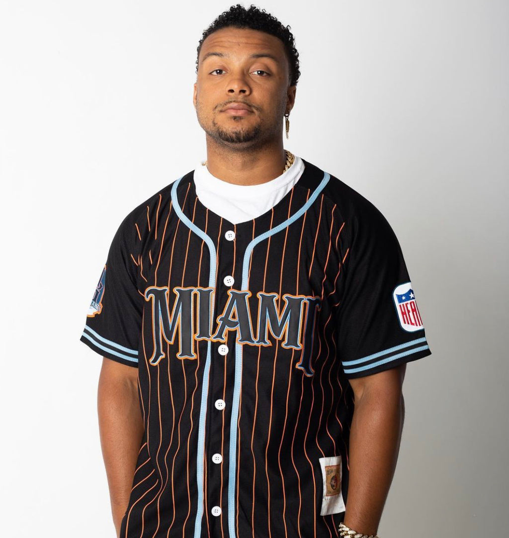 Headgear Miami Giants Pinstripe Button Down Jersey (White) – The Shop 147