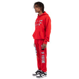 GIFTS OF FORTUNE Indian Warrior Hoodie | Red