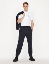 armani exchange eagle navy sweatpants