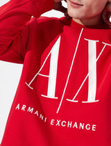 EXCHANGE ICON LOGO SWEATSHIRT (Red