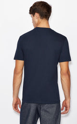 ARMANI EXCHANGE REGULAR FIT T-SHIRT (NAVY BLUE)