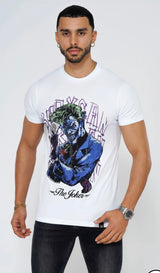 BURYCAN PARIS Donald Print T-shirt with white rhinestones