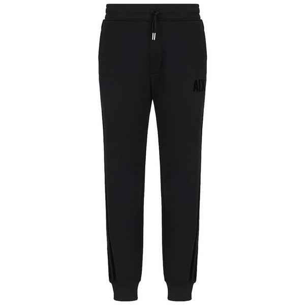 armani exchange velvet black trouser