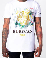 BURYCAN PARIS TIGER ROAR MULTI (BC020) WHITE MULTI