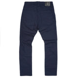 Makobi M1932 MAKOBI BRIGHTON SHREDDED TWILL JEANS - NAVY