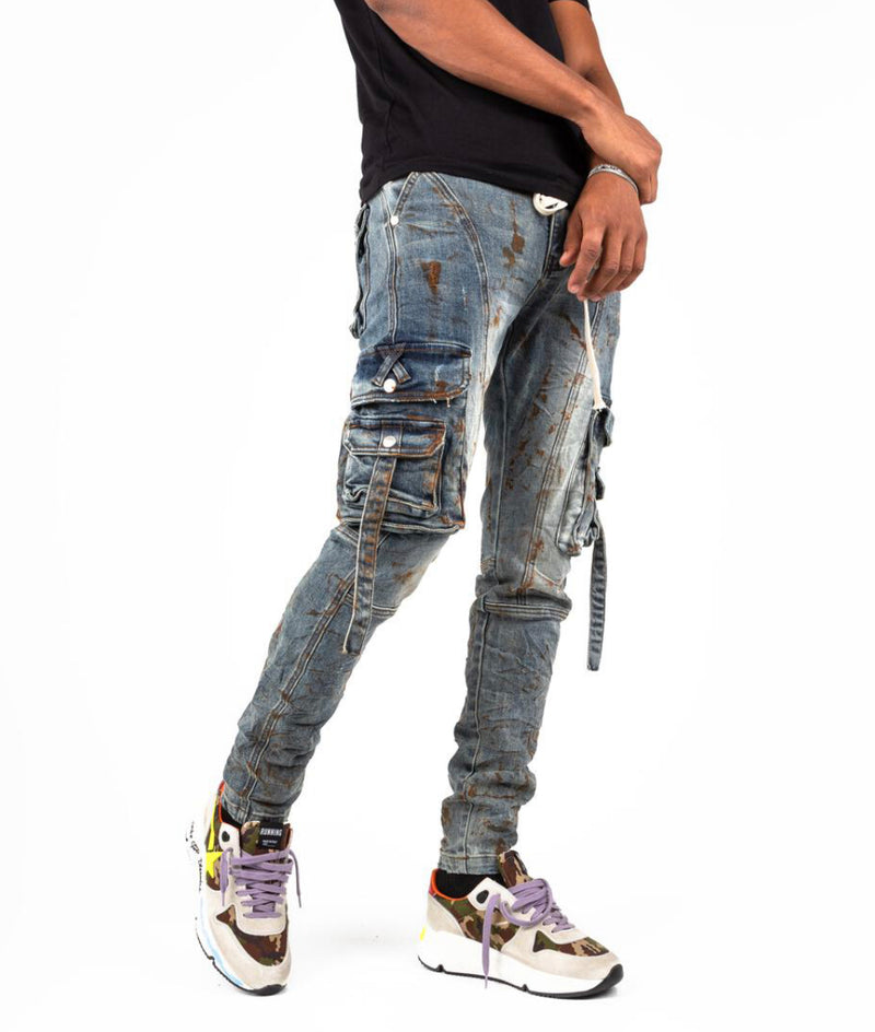 THRT Denim Jeans Mens 42 Denim Pants Skinny Fit Stretch Black 40x31 | eBay