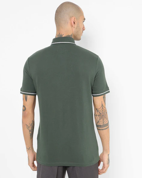 Armani Exchange Deep Forest Green Polo SHIRT