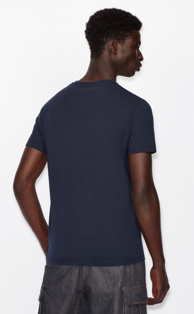 ARMANI EXCHANGE REGULAR FIT T-SHIRT (NAVY)