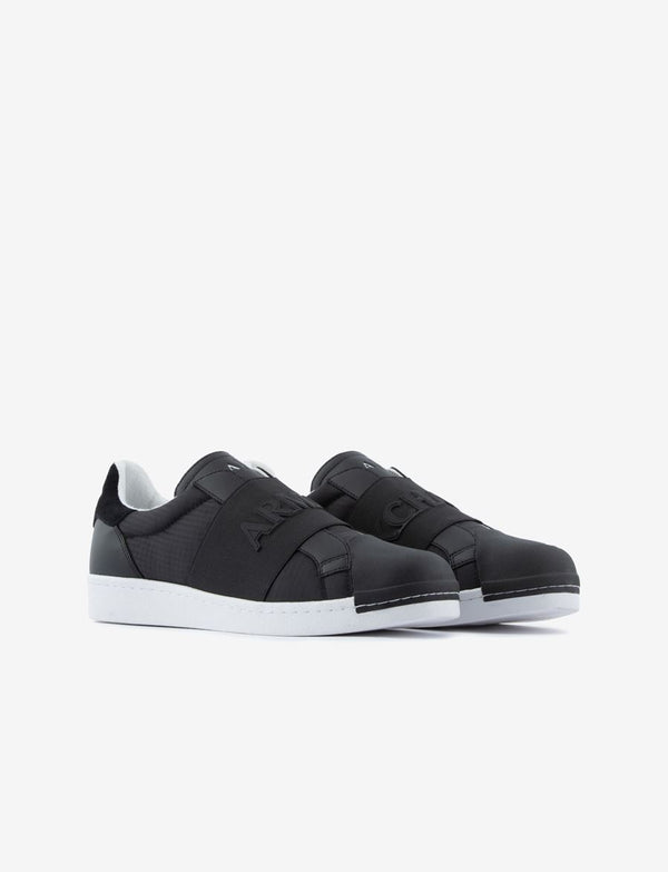 Armani Exchange Black White Shoe