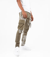 THRT DENIM   DUSK (DUSK) Cargo Green White Skinny Jeans