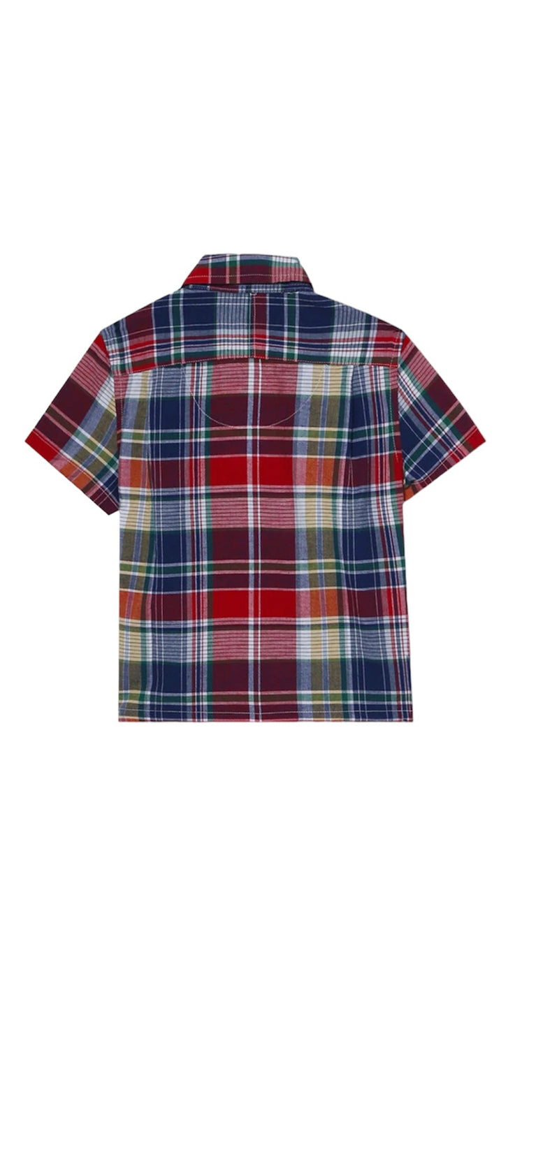 Polo Ralph Lauren 40/1 Madras Poplin-Ss Bd-Si-Sps Kids Botton down shirt