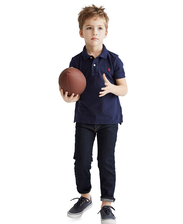 POLO RALPH LAUREN Toddler and Little Boys Pique Polo  Kids