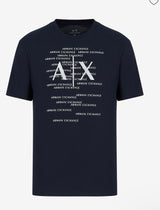 ARMANI EXCHANGE REGULAR FIT T-SHIRT (NAVY BLUE)