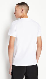 Armani exchange ORGANIC COTTON SLIM FIT T-SHIRT White