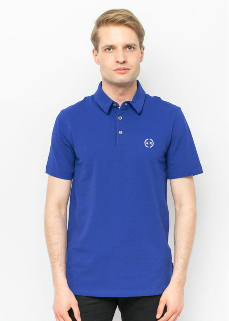 Armani Exchange Polo Blue 8NZF78 ZJ81Z 15BH