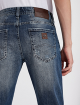 Armani Exchange Blue Denim Jeans