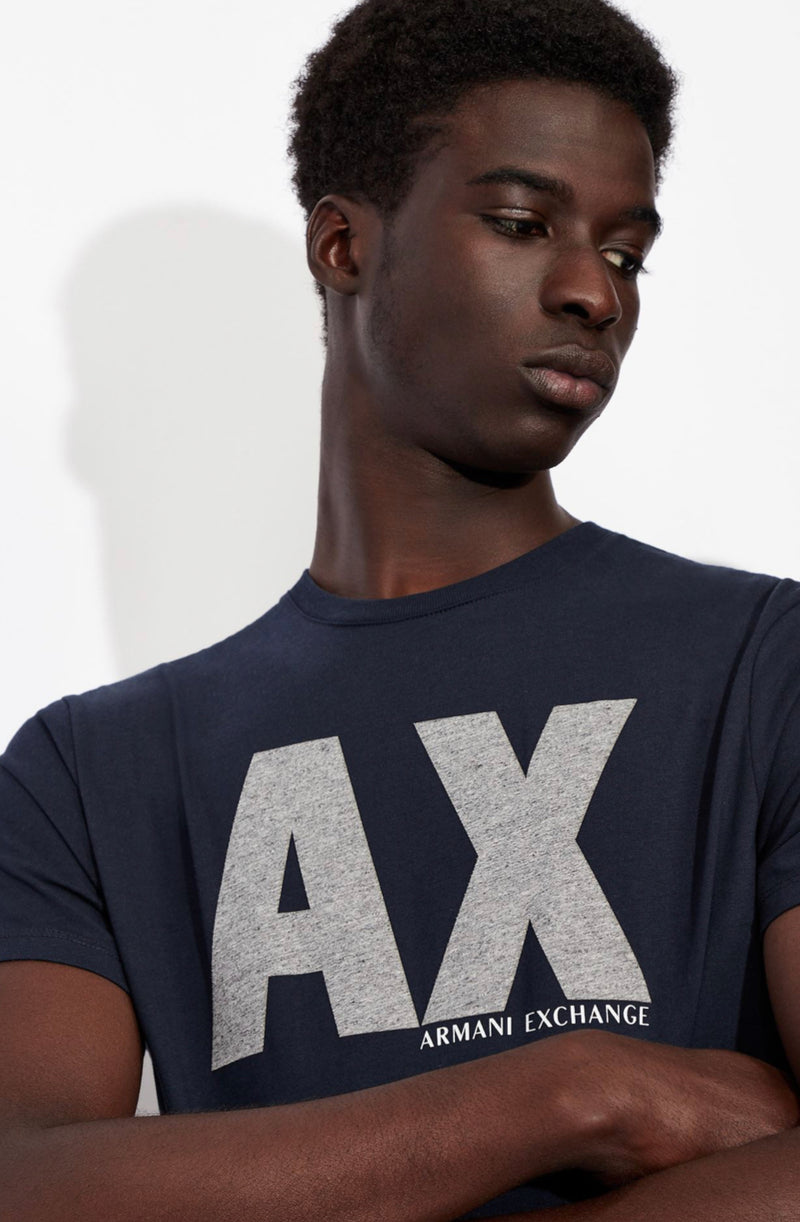 ARMANI EXCHANGE REGULAR FIT T-SHIRT (NAVY)