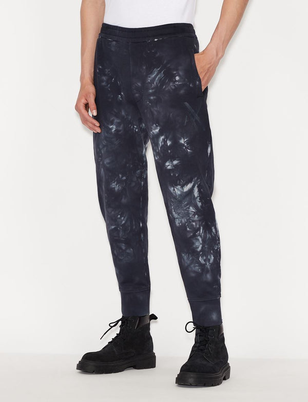 rmani exchange Dyed Navy Trouser Sweatpants