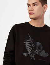 Armani exchange CREW NECK EAGLE SWEATSHIRT