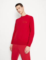 ARMANI EXCHANGE  CREW-NECK SWEATSHIRT (RED)