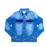 MACKEEN VESTIGE CRYSTAL LIGHT BLUE JACKET