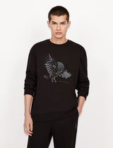 Armani exchange CREW NECK EAGLE SWEATSHIRT