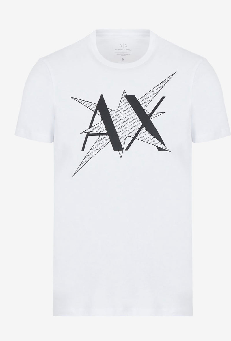 Armani exchange ORGANIC COTTON SLIM FIT T-SHIRT White