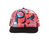 Staple AOP NEON SPORT SNAPBACK (2104X6514) red