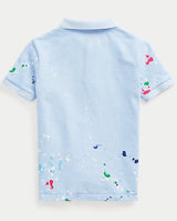 Polo Ralph Lauren Paint-Splatter Cotton Mesh Polo Shirt BOYS 2-7)