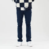 Makobi M1932 MAKOBI BRIGHTON SHREDDED TWILL JEANS - NAVY