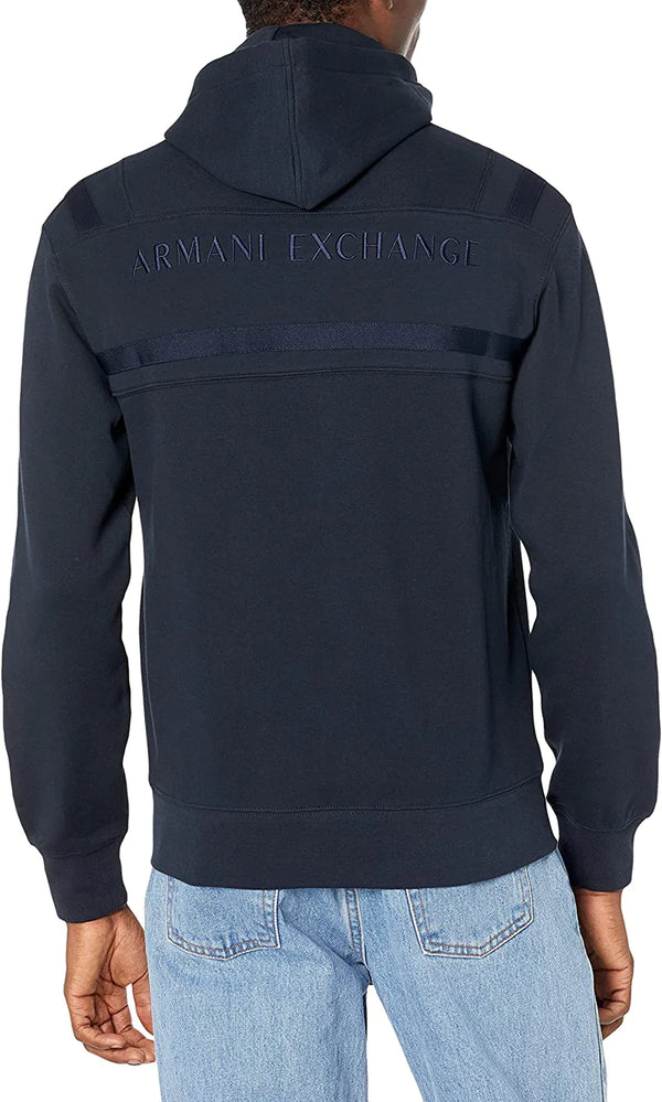 armani exchange sweatshirt zipper hoodie