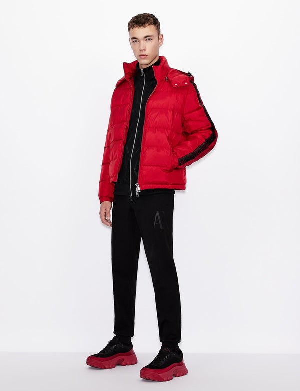 Armani exchange (red black hoodie zip up jacket)