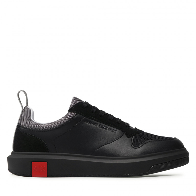 Armani Exchange black Red Shoes